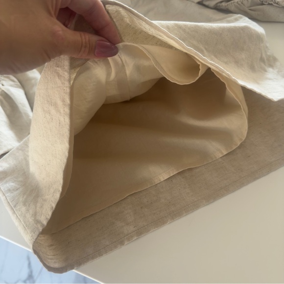 Sabo Luxe Puff Long Sleeve Beige Dress - Picture 8 of 16